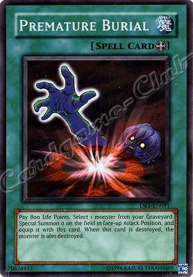 DB1-EN091 Premature Burial super rara -NEAR MINT-