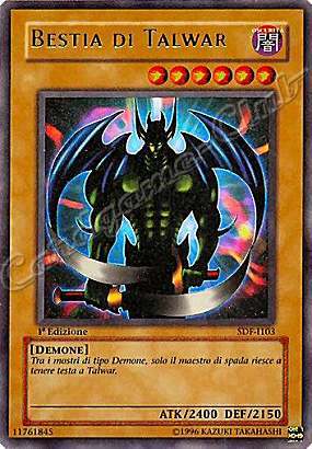 SDF-I103 Bestia di Talwar ultra rara 1a Edizione (IT) -NEAR MINT-