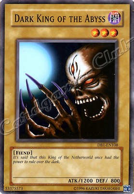 DB1-EN108 Dark King of the Abyss comune -NEAR MINT-