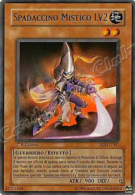 SOD-IT011 Spadaccino Mistico LV2 rara 1a Edizione (IT)  -PLAYED-