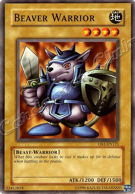DB1-EN121 Beaver Warrior comune -NEAR MINT-