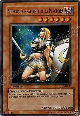 SOD-IT033 Signora Combattente della Penombra super rara 1a Edizione (IT) -PLAYED-