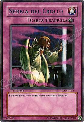 SOD-IT053 Nebbia del Crollo rara 1a Edizione (IT)  -GOOD-