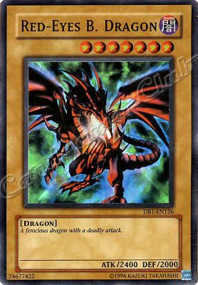 DB1-EN126 Red-Eyes B.Dragon super rara -NEAR MINT-