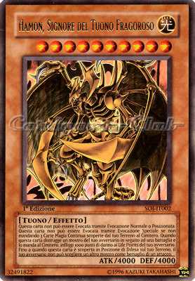 SOI-IT002 Hamon, Signore del Tuono Fragoroso ultra rara 1a Edizione (IT) -NEAR MINT-