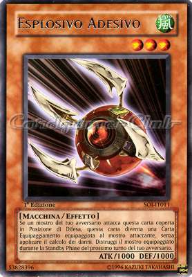 SOI-IT011 Esplosivo Adesivo rara 1a Edizione (IT) -NEAR MINT-