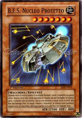 SOI-IT013 B.E.S. Nucleo Protetto super rara 1a Edizione (IT) -NEAR MINT-