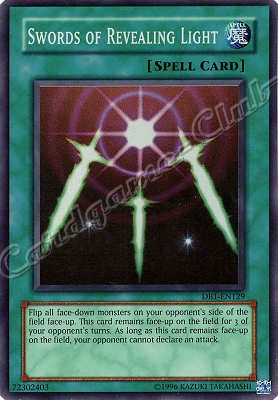 DB1-EN129 Swords of Revealing Light super rara -NEAR MINT-