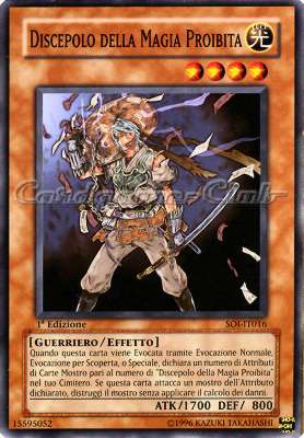SOI-IT016 Discepolo della Magia Proibita comune 1a Edizione (IT) -NEAR MINT-