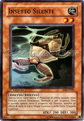 SOI-IT020 Insetto Silente comune 1a Edizione (IT) -NEAR MINT-