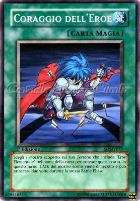 SOI-IT037 Coraggio dell'Eroe comune 1a Edizione (IT) -NEAR MINT-