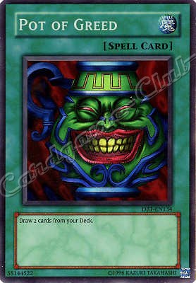 DB1-EN134 Pot of Greed super rara -NEAR MINT-