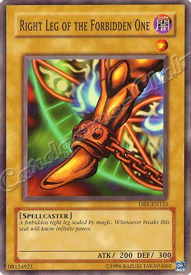 DB1-EN135 Right Leg of the Forbidden One comune -NEAR MINT-