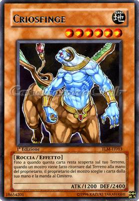 TLM-IT013 Criosfinge rara 1a Edizione (IT) -NEAR MINT-