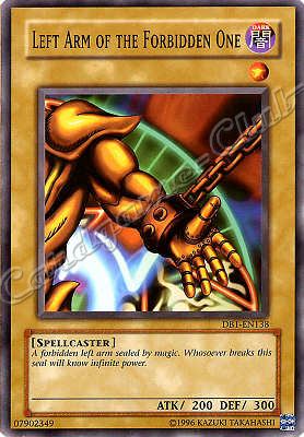 DB1-EN138 Left Arm of the Forbidden One comune -NEAR MINT-