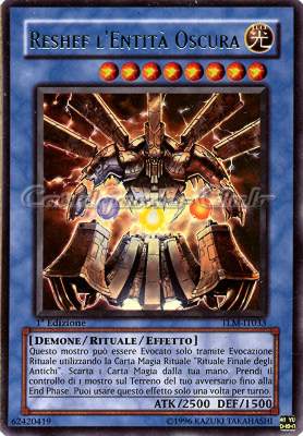 TLM-IT033 Reshef l'Entita' Oscura ultra rara 1a Edizione (IT) -NEAR MINT-