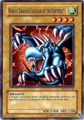 DB1-EN141 Winged Dragon, Guardian of the Fortress #1 comune -NEAR MINT-