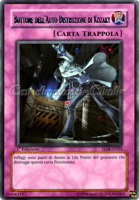 TLM-IT052 Bottone dell'Auto-Distruzione di Kozaky rara 1a Edizione (IT) -NEAR MINT-