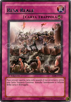 TLM-IT059 Resa Reale rara 1a Edizione (IT) -NEAR MINT-