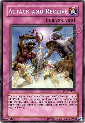 DB1-EN173 Attack and Receive comune -NEAR MINT-