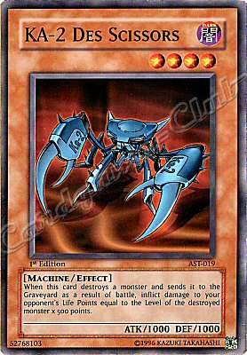 AST-019 KA-2 Des Scissors comune 1st Edition -NEAR MINT-