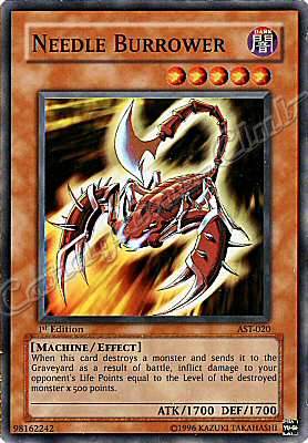 AST-020 Needle Burrower super rara 1st Edition -NEAR MINT-