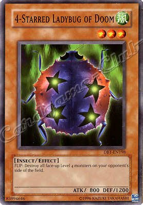 DB1-EN198 4-Starred Ladybug of Doom comune -NEAR MINT-