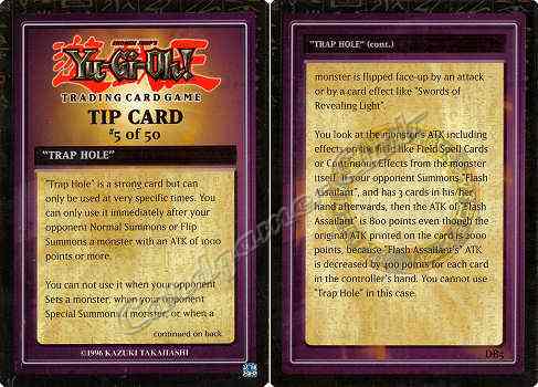 DB05 "Trap Hole" comune -NEAR MINT-