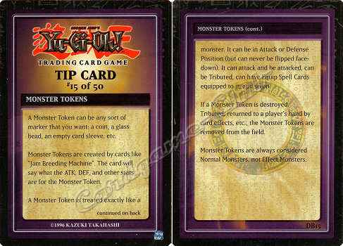 DB15 Monster Tokens comune -NEAR MINT-