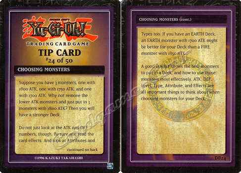 DB24 Choosing Monsters comune -NEAR MINT-