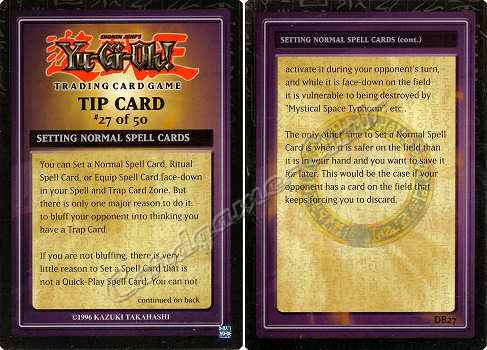 DB27 Setting Normal Spell Cards comune -NEAR MINT-
