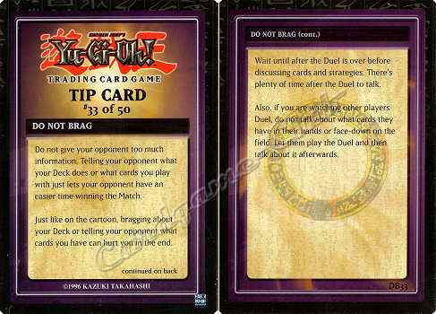 DB33 Do Not Brag comune -NEAR MINT-