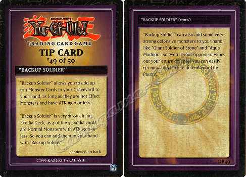 DB49 "Backup Soldier" comune -NEAR MINT-