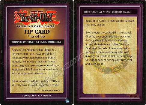 DB50 Monsters That Attack Directly comune -NEAR MINT-