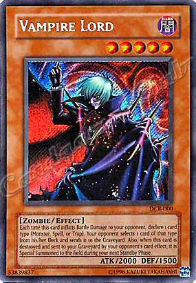 DCR-000 Vampire Lord rara segreta Unlimited -NEAR MINT-