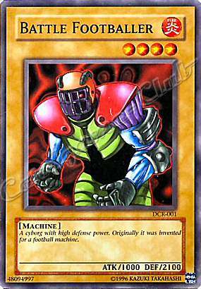 DCR-001 Battle Footballer comune Unlimited -NEAR MINT-