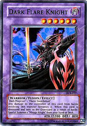 DCR-017 Dark Flare Knight super rara Unlimited -NEAR MINT-