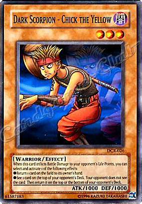 DCR-026 Dark Scorpion-Chick the Yellow comune Unlimited -NEAR MINT-