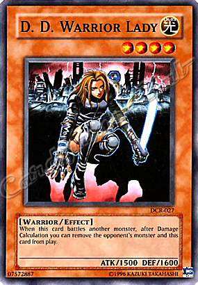 DCR-027 D.D. Warrior Lady super rara Unlimited -NEAR MINT-