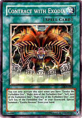 DCR-031 Contract With Exodia comune Unlimited -NEAR MINT-