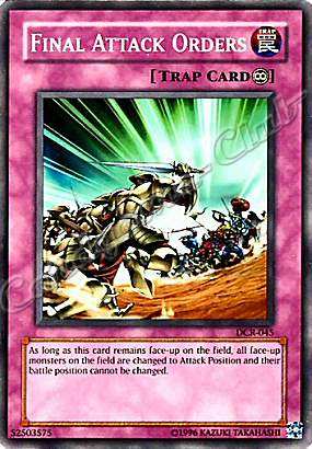 DCR-045 Final Attack Orders comune Unlimited -NEAR MINT-