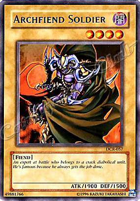 DCR-057 Archfiend Soldier rara Unlimited -NEAR MINT-