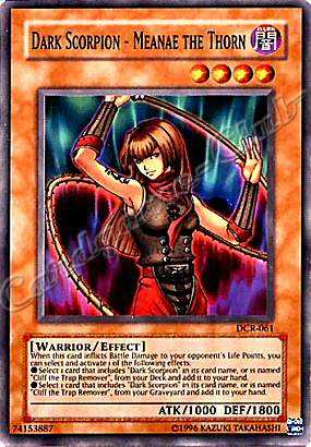 DCR-061 Dark Scorpion-Meanae the Thorn comune Unlimited -NEAR MINT-