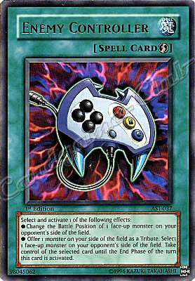 AST-037 Enemy Controller ultra rara 1st Edition -NEAR MINT-