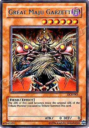 DCR-063 Great Maju Garzett rara Unlimited -NEAR MINT-