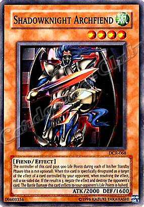 DCR-068 Shadowknight Archfiend comune Unlimited -NEAR MINT-