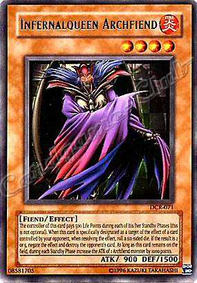 DCR-071 Infernalqueen Archfiend rara Unlimited -NEAR MINT-