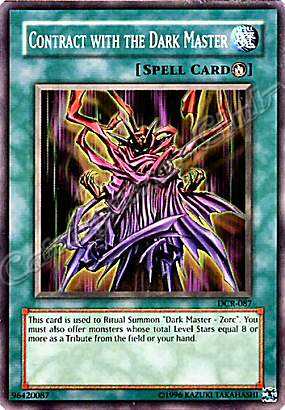 DCR-087 Contract With the Dark Master comune Unlimited -NEAR MINT-
