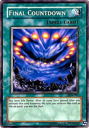 DCR-091 Final Countdown comune Unlimited -NEAR MINT-