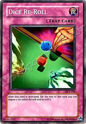DCR-100 Dice Re-Roll comune Unlimited -NEAR MINT-